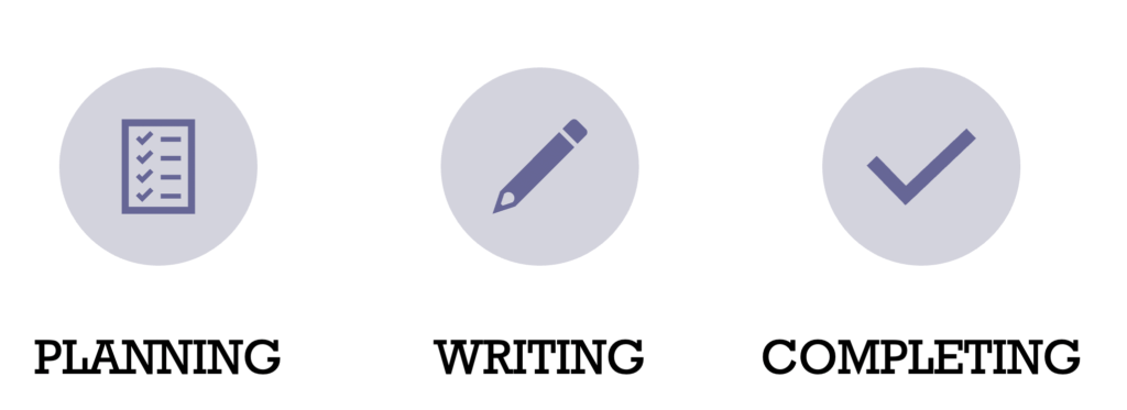 3 phases of writing